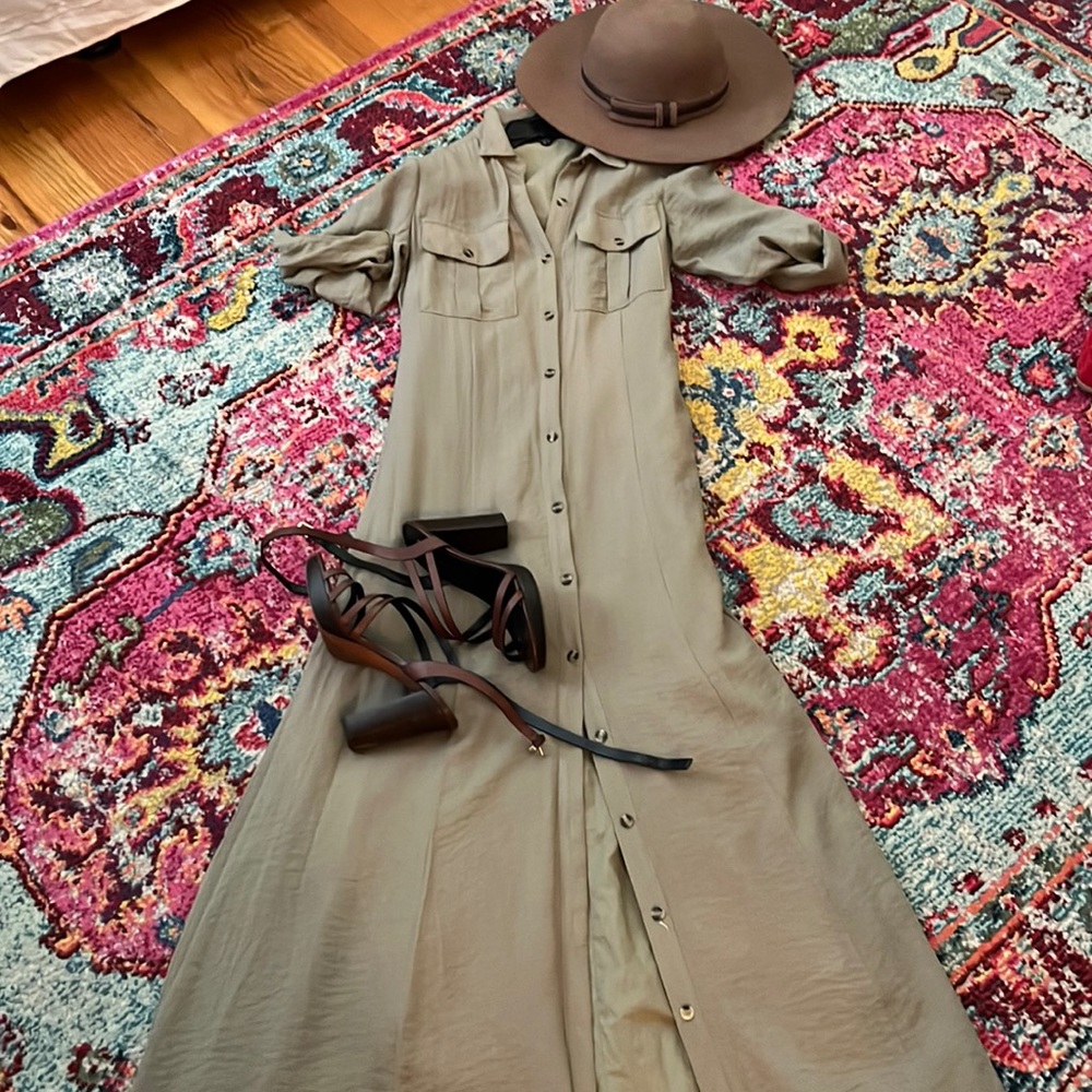 Sexy safari dress